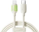 JOYROOM S-A53 USB-C apa - Lightning apa Adat és töltő kábel 2m - Bézs (S-A53 2M C-L) zxzx (6956116730703-64803)