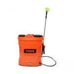 Thor Pompa de stropit, vermorel electric cu rezervor 16L, baterie 12V/8Ah, 4 duze, debit 4 l/min THOR Pulverizator