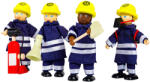 Bigjigs Toys Figurină din lemn Bigjigs - Pompier, 12 cm, sortiment (T0117) Figurina