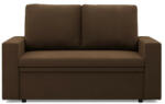 GreenSite Zeus kanapé, szövet anyag, hab töltet, egyenes kartámasz, barna
