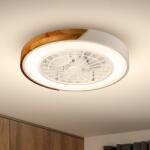 Brilagi Brilagi-LED димируемо осветително тяло с вентилатор LED/30W/230V 3000-6500K бяло/дъб + дистанционно управление (BG1615)