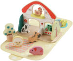 Hape Jucarie din lemn cu forme, Fermă mobila , 12 luni+ (14A434)
