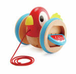 Hape Jucărie de tras din lemn pasăre, Baby Bird, 1 an+ (14A42C)