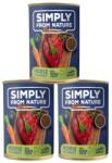 Simply from Nature Wet Food for dogs horse, linseed and carrot 3 x 400 g