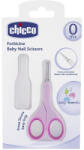 Chicco Olló Kerekített Hegyű Rózsaszín - Biztonságos Körömvágás Babáknak, Precíz és Kímélő Kialakítás