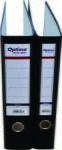 Biblioraft Optima Biblioraft A4, carton marmorat, margine metalica, 75 mm, Optima Economy - negru (OP-50017520) - pcone