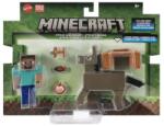 Mattel Minecraft: Set figurine Steve și Măgar - Mattel (GTT53/JCN54) Figurina