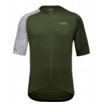 Gore Wear Gorewear C5 Jersey, férfi kerékpáros mez, S-es méret, zöld (100164)
