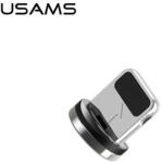 USAMS Mágneses Lightning adapter SJ157USBTA (US-SJ157) bulk ezüst (SJ157USBTA)