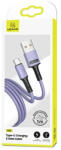USAMS U52 USB-C 2A gyors töltőkábel 1m lila SJ436USB04 (US-SJ436) (SJ436USB04)