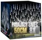 SK-Led Jégcsapok Hulló Hó 50CM Led Meteorit Lámpa Fehér Hideg Girland A Szabadban (METEORY RURKI)