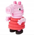 SAMBRO Peppa Pig 3D habszivacs puzzle Piros 4+ (313176)