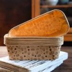  Hosszúkás Kraft Muffin Papír Kapszula - Mintás 6db