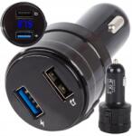 VERK GROUP Transmitter fm mp3 bluetooth töltő 2x usb audio autós töltő (10102)