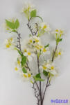  Virágzó ág 96cm - Törtfehér