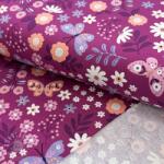  Szabadidő anyag Flowers Azriel fuchsia