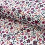  Jersey Flowers fuchsia digital print ORGANIC