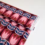  Viszkóz ECOVERO Flowers Celia burgundy