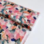  Viszkóz SATIN Flowers Tora digital print