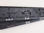  Set suport placute numar inmatriculare auto 3D (fata + spate) Kia NOU