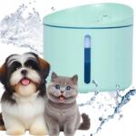Dogness Szökőkút Evőeszköz Kutya Macska Számára automata Led csendes Dogness szűrő 1 l (F-DOG-GREEN-1L-0090)