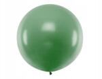 Party Deco Kerek lufi 1m, Pasztell Sötétzöld