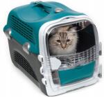 Catit Cabrio kutya-macska szállítóbox felülről nyitható 11kg-ig 51cm türkizkék (41371)