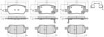 BREMBO set placute frana, frana disc BREMBO PRIME LINE P 30 154 (P 30 154)