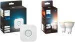 Philips Hue White Ambiance GU10 + Bridge LED lámpa PHU-BUNDLE-002 (PHU-BUNDLE-002)