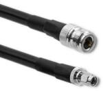 Qoltec Cablu coaxial LMR400, QOLTEC, N feminin / RP-SMA masculin, 5m, Negru (57028)