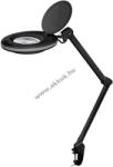 Goobay LED csíptetős nagyítólámpa 8W 650lm 127mm kristályüveg 1, 75x 3 dioptria fekete