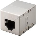 Goobay RJ45 moduláris csatlakozó CAT 5e fém ház 2x RJ45 aljzat