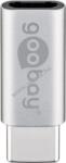 Goobay Micro-USB-USB-C adapter ezüst 10W 2A 480Mbit/s USB2.0