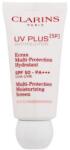 Clarins UV Plus 5P Multi-Protection Moisturizing Screen SPF50 bőrvédő és hidratáló folyadék arcra 30 ml nőknek