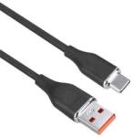 Solight Cablu Solight USB-C, conector USB 2.0 A - conector USB-C 3.1, silicon, 1m (SSC1601-S)