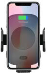 Neutralle Suport pentru telefon mobil in masina, cu incarcare wireless, suport motor, senzor de miscare, Qi, negru