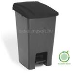 PLANET Szemetes kuka pedálos műanyag 70 literes antracit/fekete UP228-216 (PLANET_62271) (PLANET_62271)