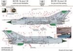 HADMODELS HAD48237 MiG-21 MF/Bis stencil 2 sablon (HAD48237)