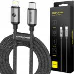 Spacecase USB-C - Lightning Spacecase kábel 1M 20W, grafit, 480 Mbps adatátvitel