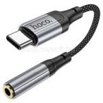hoco. LS36 audió adapter kábel 3.5mm jack aljzat - Type-C FEKETE (HOCO_LS36) (HOCO_LS36)