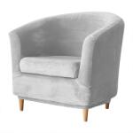 Meble OdNowa Club fotel huzat, OdNowa Furniture, velúr, világos szürke, 30x40cm (convivum_5905080705560)