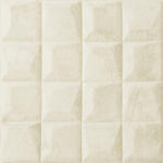 HCS deco 3D öntapadós, fali, négyzet, kockák, bársony, 2 darab, bézs (VEL901)