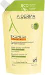 A-DERMA Exomega Control bőrpuhító tusfürdő olaj öko utántöltő, 500 ml