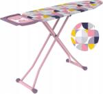 Luka PROMIS PERFECT PLUS vasalódeszka, 112x36 cm, rózsaszín, metál, 8 magassági pozíció (PKD90) Vasalódeszka