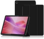 Gigapack tabletvédő álló, bőr hatású, aktív flip, oldalra nyíló, trifold, asztali tartó, fekete, kompatibilis: Lenovo Tab 10.1, TB-311FU (GP-171805)