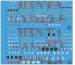 HADMODELS 035035 German WW2 Division Symbols matrica szett (dupla lap) HAD035035 (HAD035035)