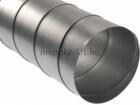  Légtechnikai horganyzott Spiko cső átm. 125mm hossz 1m