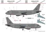 HADMODELS 144049 Airbus A-319 Magyar Légierő matrica szett 1: 144 HAD144049 (HAD144049)