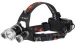 Rebel Lanterna Frontala Led 2x 3w 2x Accu 350 Lm Rebel, Urz3608-1 (urz3608-1)
