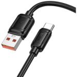 hoco. X115 cablu de date USB - Type-C, 100cm, NEGRU (X115_USB_TYPEC_B)